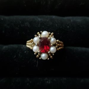 Vintage Avon goldtone ring